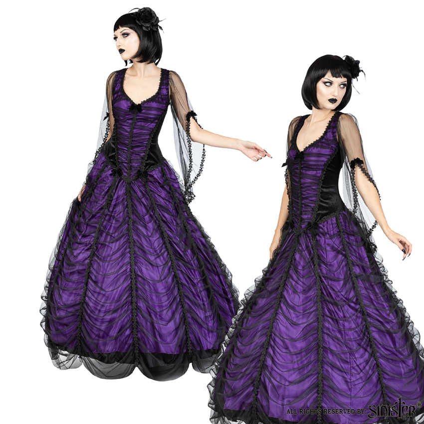 Steampunk Damenkleid Jezebel – nur noch 2XL (42)