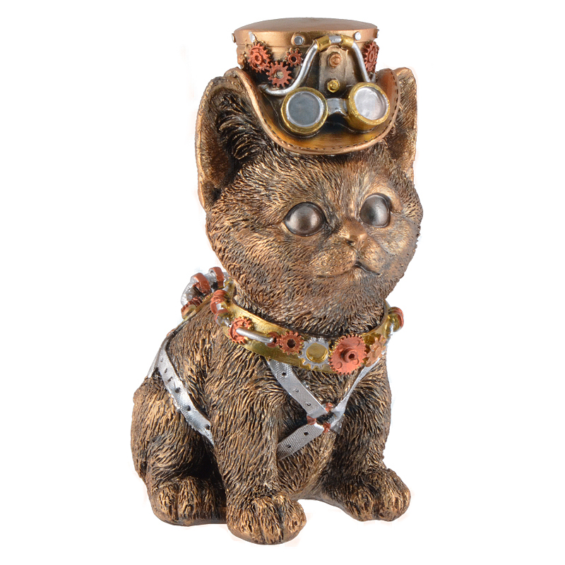 Steampunk Katzen Figur