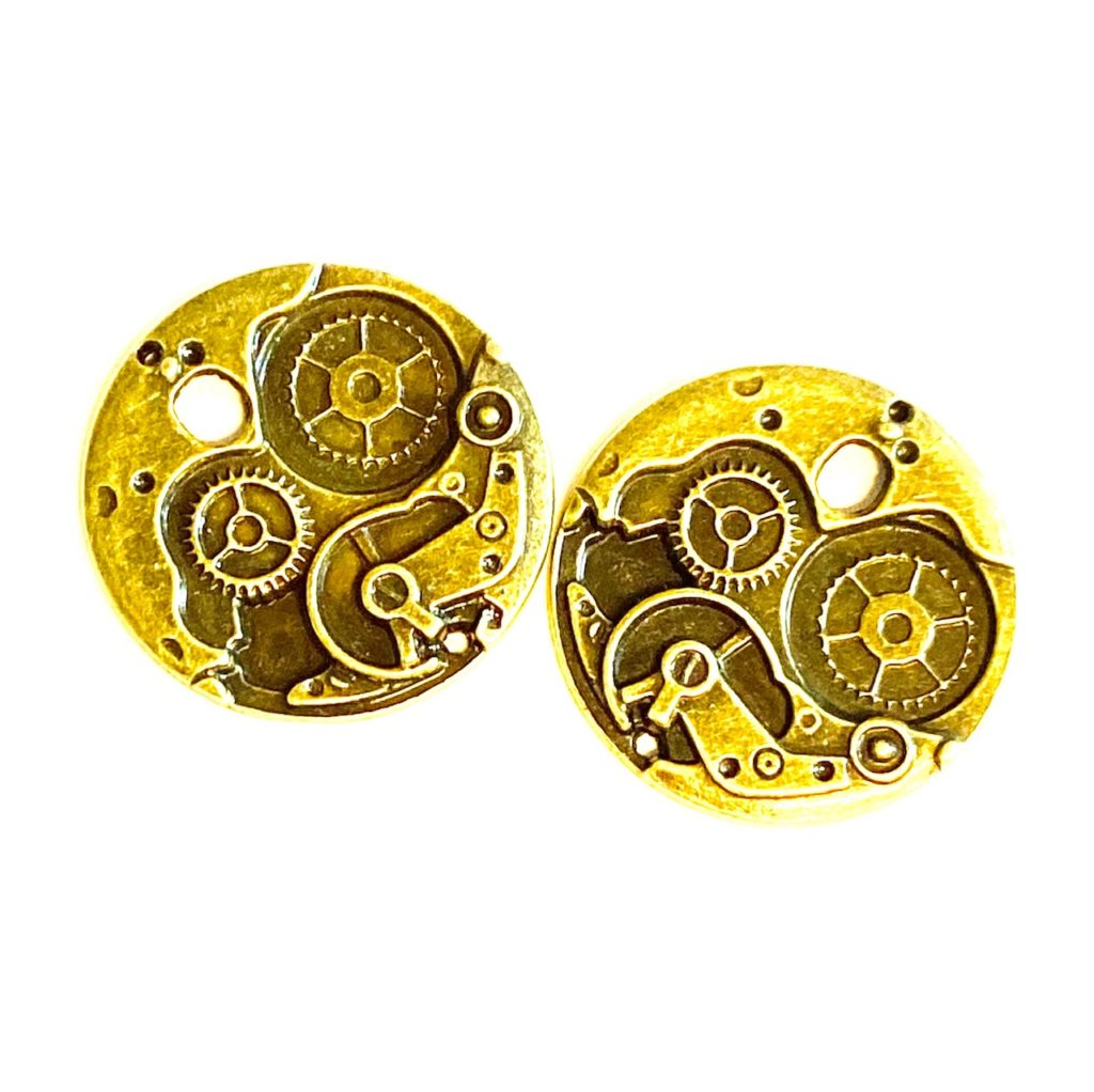 Steampunk Uhr 20, 2er Set