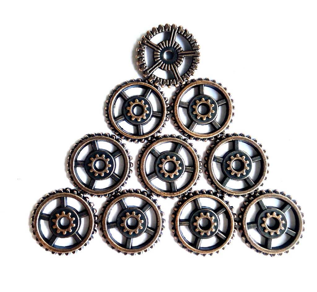 Steampunk Zahnrad-Set 56