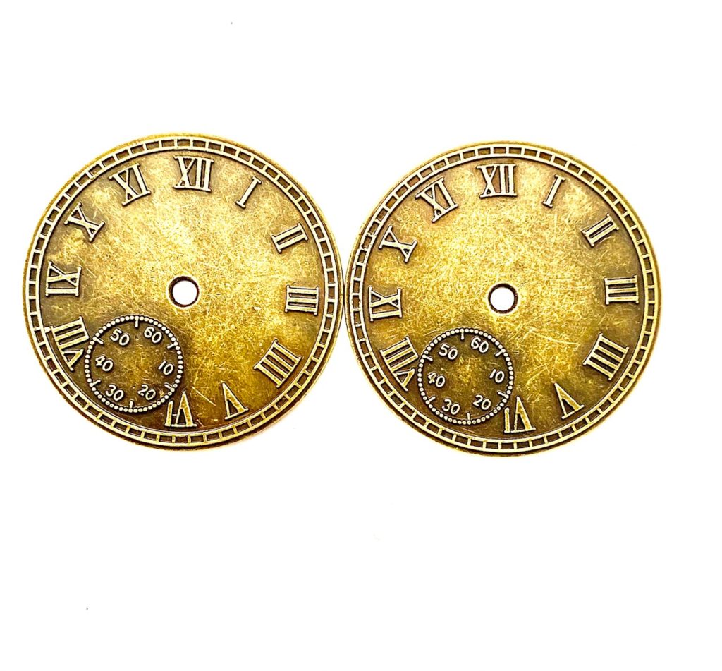 Steampunk Uhr 4, 2er Set