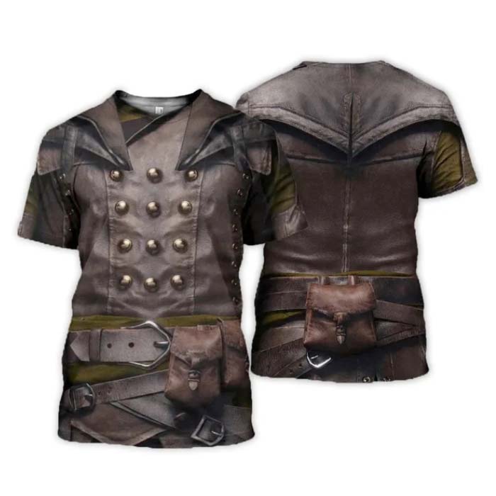 Steampunk Herren T-Shirt Leonardo