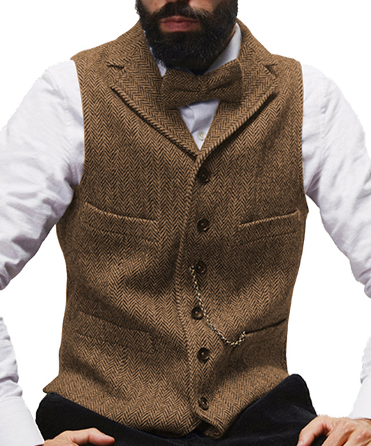 Steampunk Herren Weste Sander