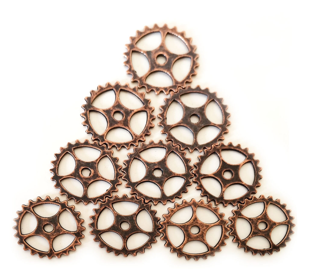 Steampunk Zahnrad-Set 12