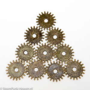 Steampunk Zahnrad-Set 16